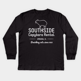 Southside Capybara Rental Kids Long Sleeve T-Shirt